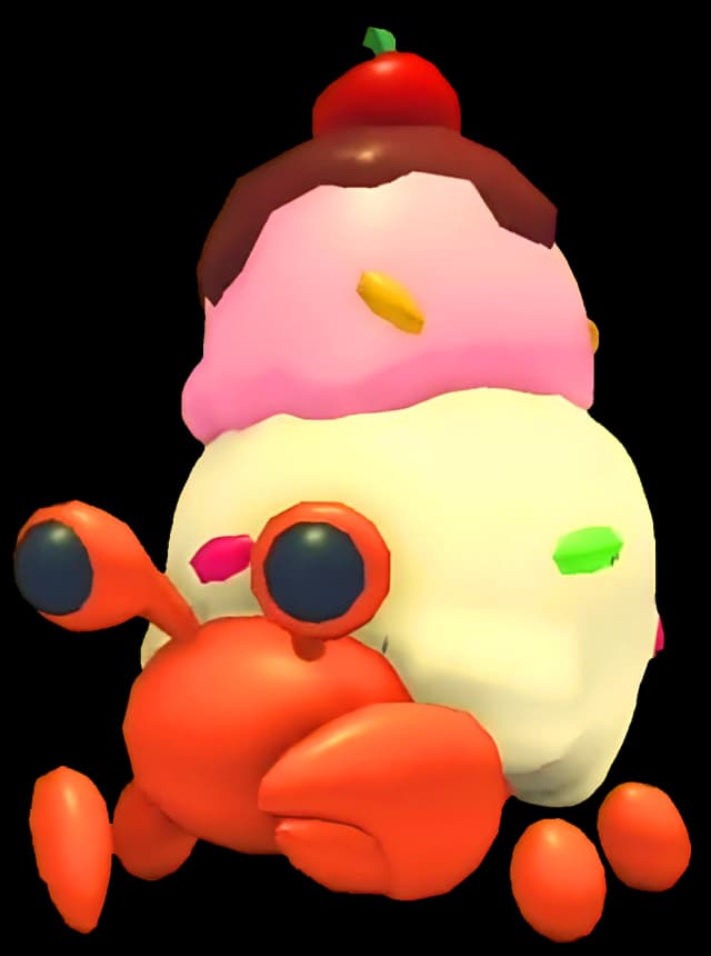 Mega Neon Fly Ride Ice Cream Hermit Crab