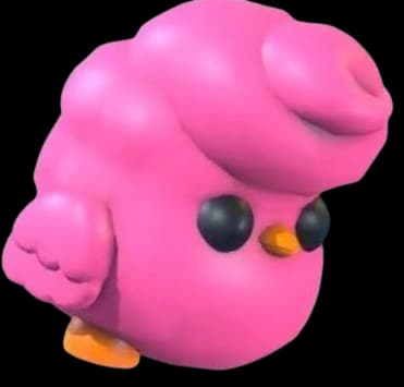 Newborn Candyfloss Chick