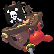 Pre-Teen Ride Pirate Hermit Crab